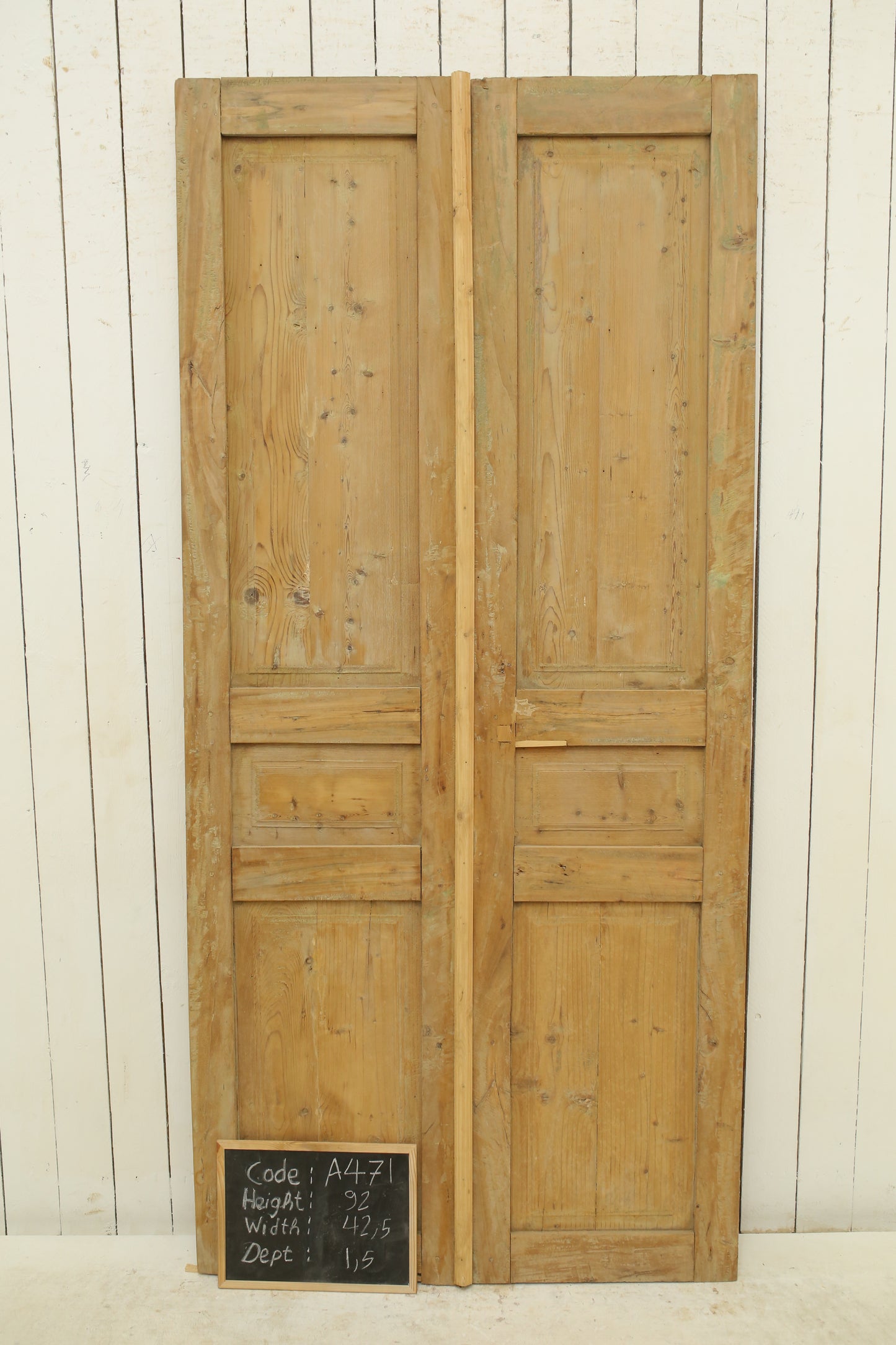 VINTAGE DBL FRENCH DOOR A471