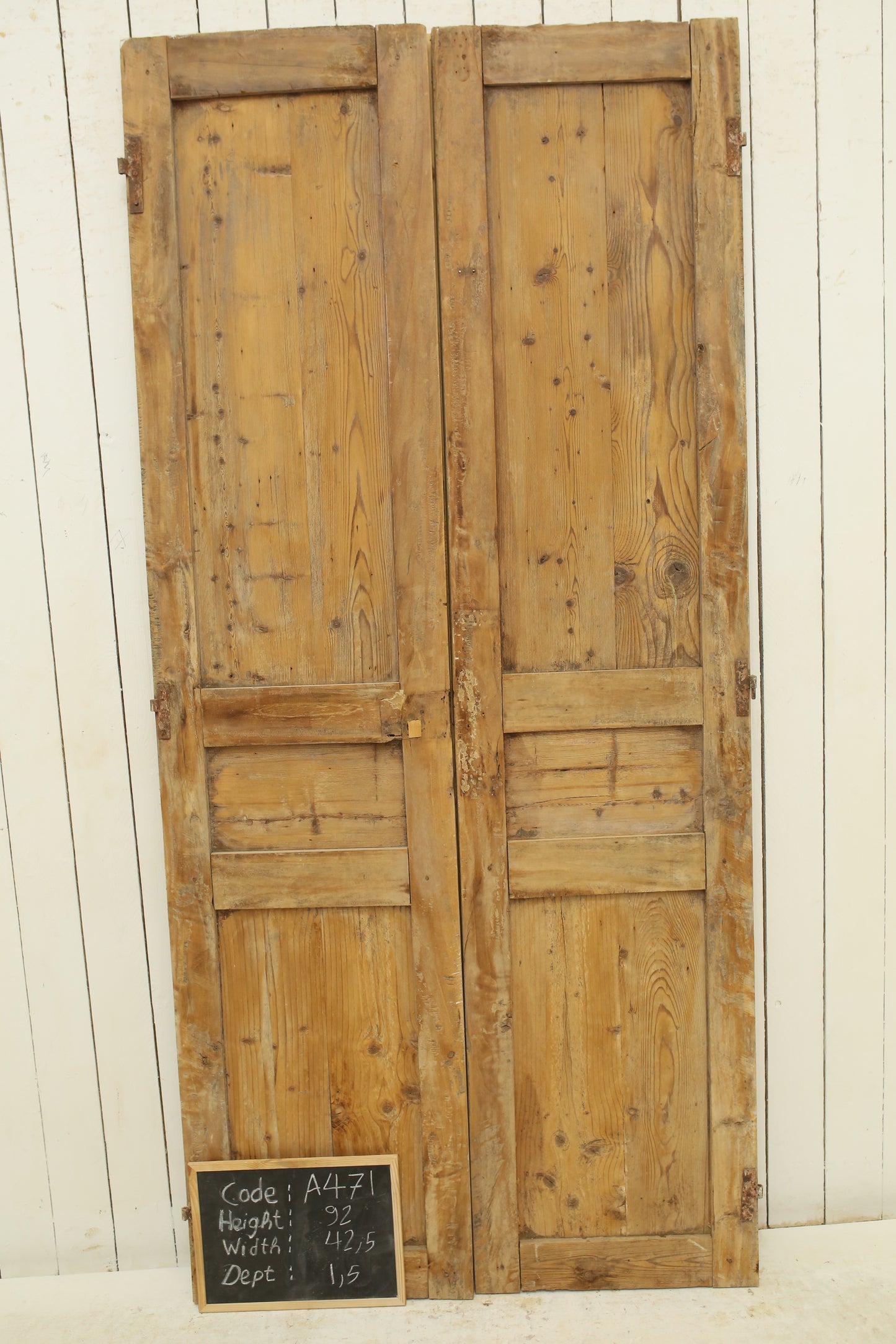 VINTAGE DBL FRENCH DOOR A471