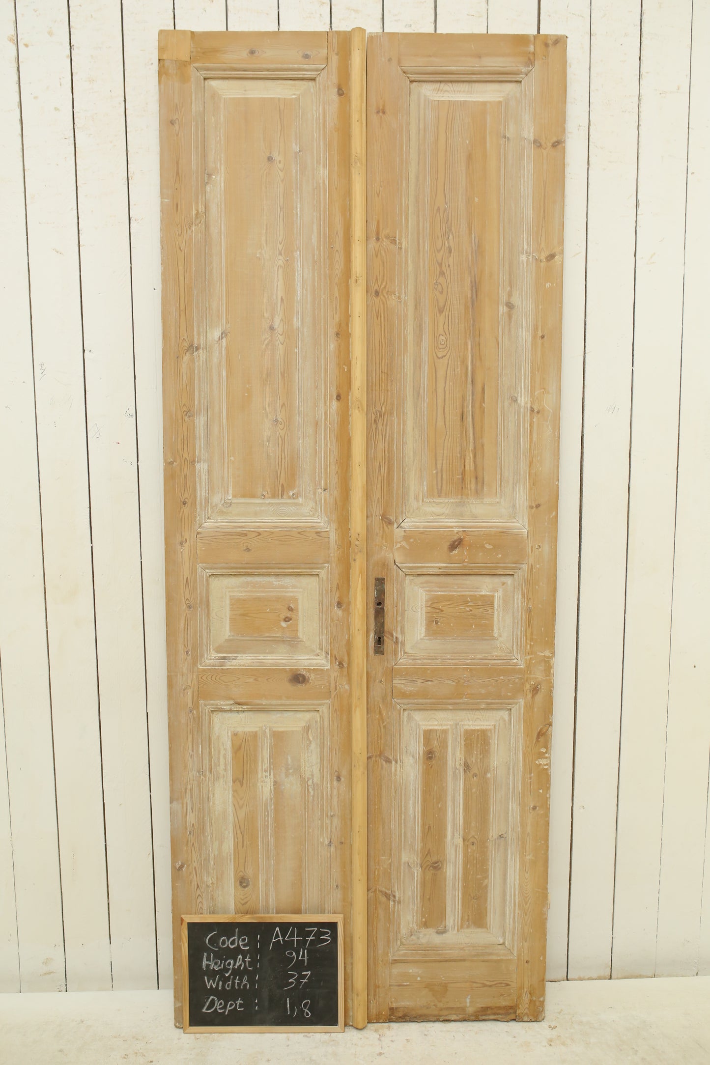 VINTAGE DBL FRENCH DOOR A473