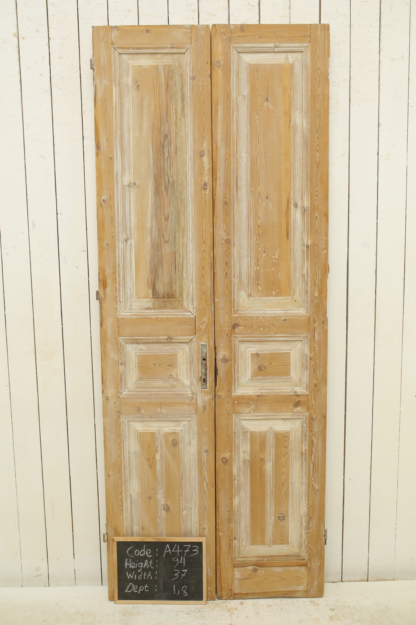 VINTAGE DBL FRENCH DOOR A473