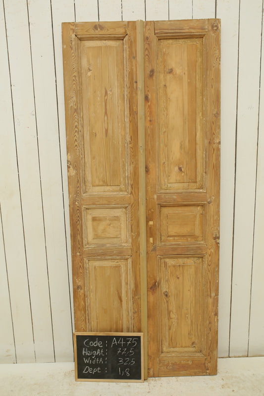 VINTAGE DBL FRENCH DOOR A475