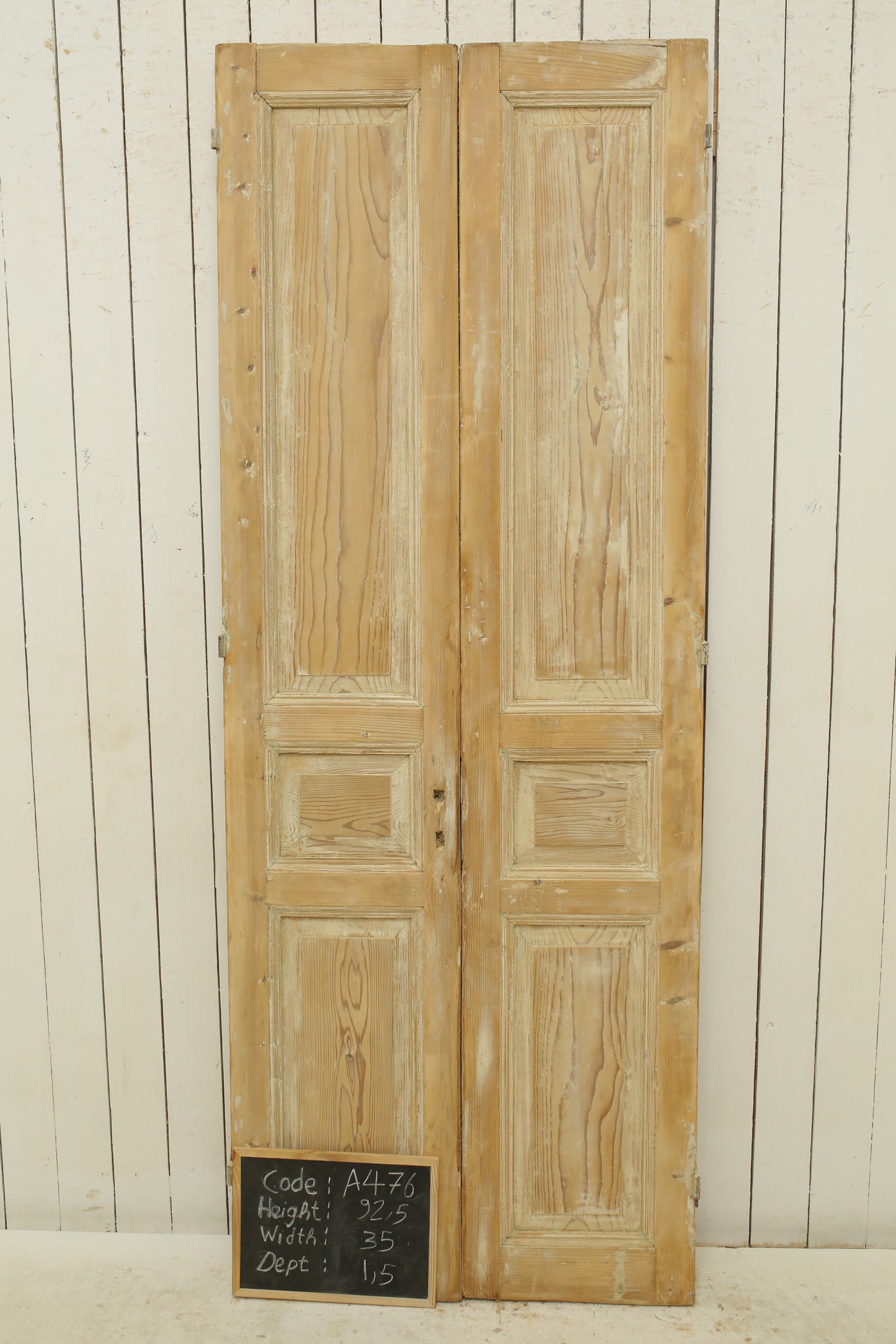 VINTAGE DBL FRENCH DOOR A476