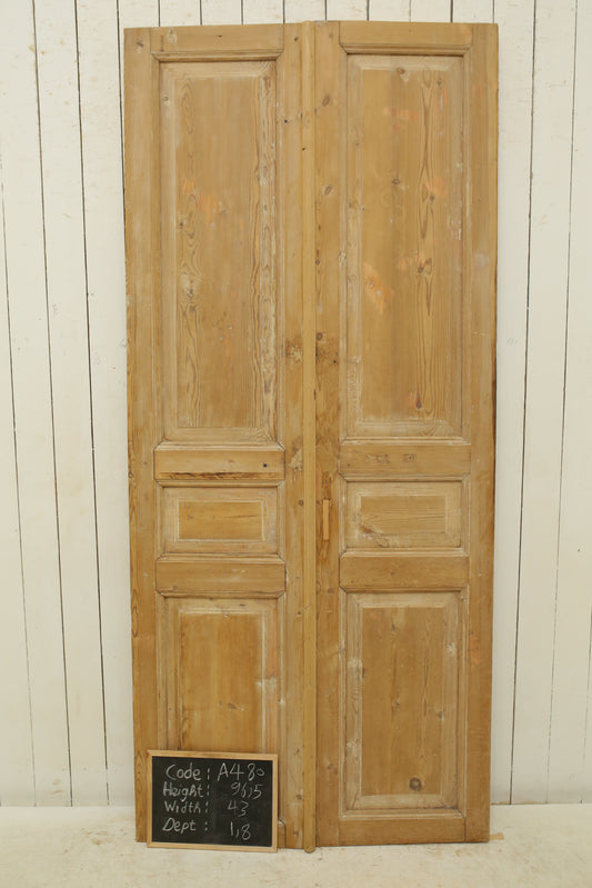 VINTAGE DBL FRENCH DOOR A480