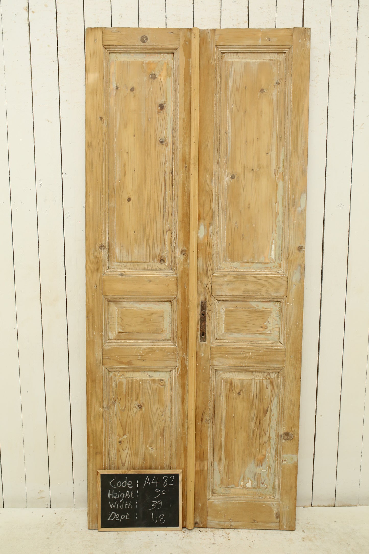 VINTAGE DBL FRENCH DOOR A482