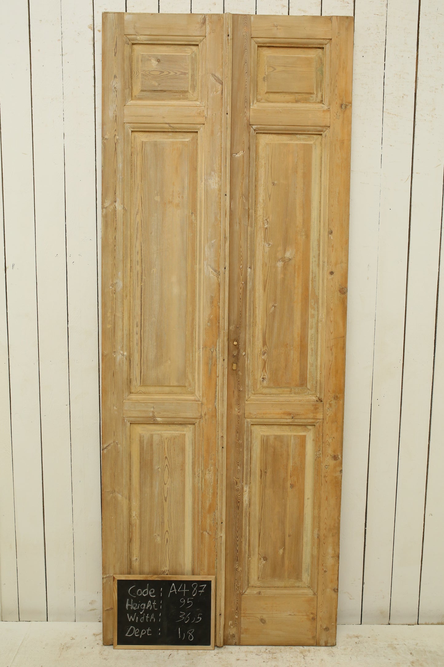 VINTAGE DBL FRENCH DOOR A487