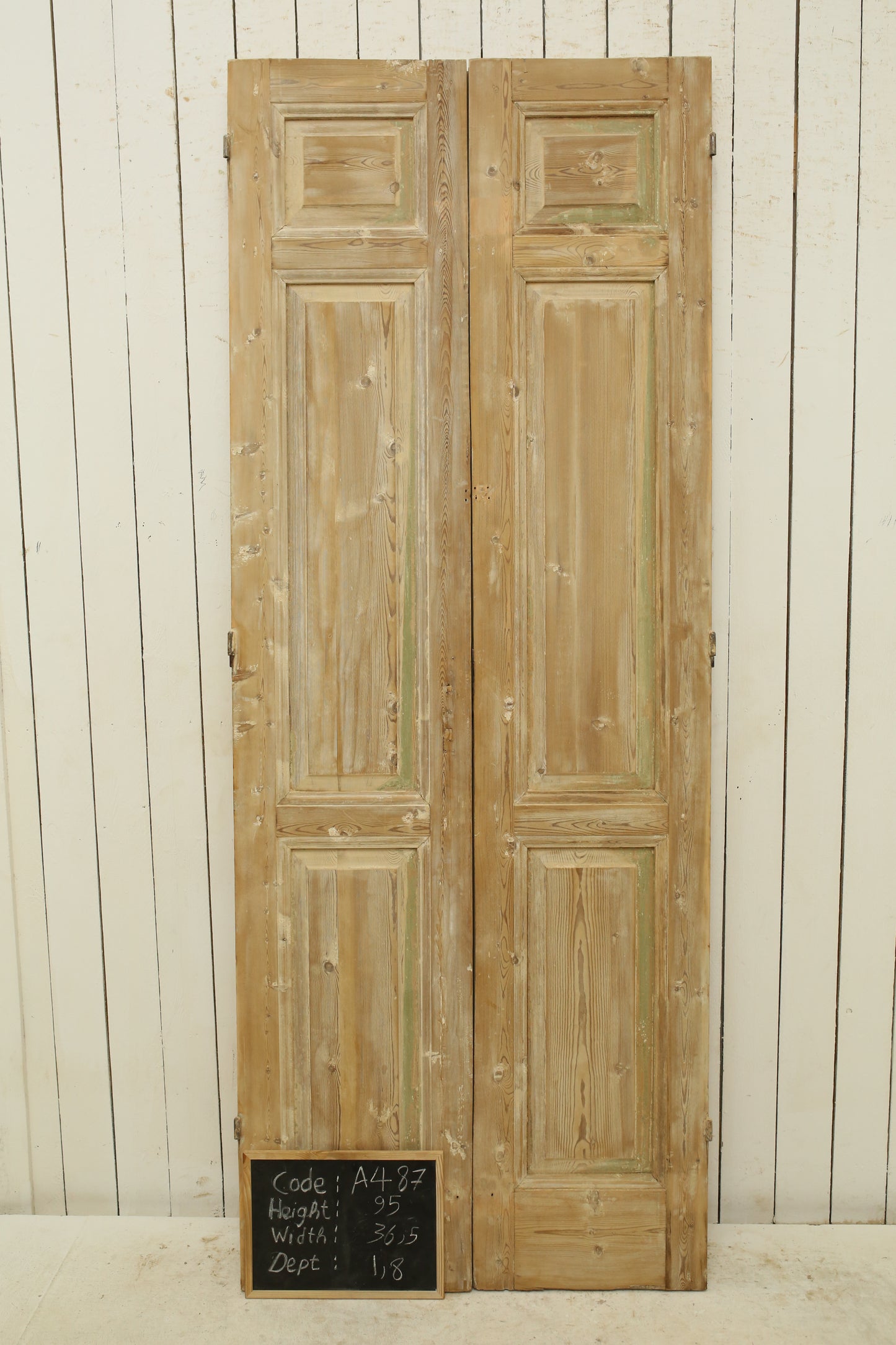 VINTAGE DBL FRENCH DOOR A487