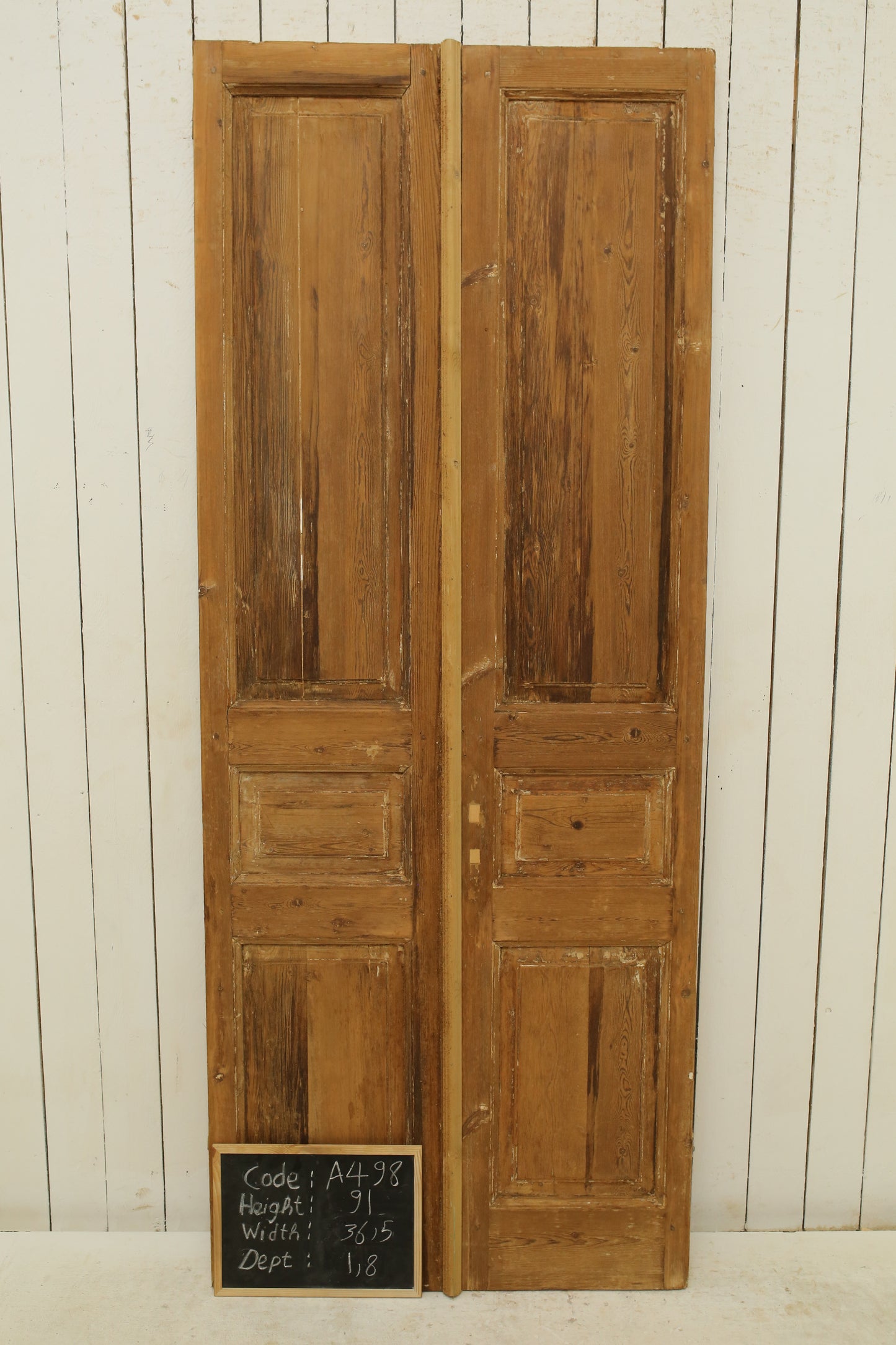 VINTAGE DBL FRENCH DOOR A498