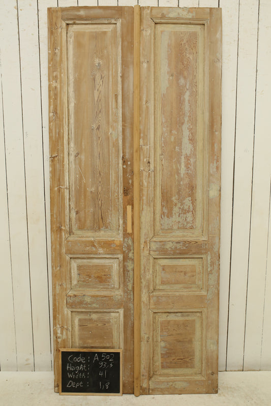 VINTAGE DBL FRENCH DOOR A502