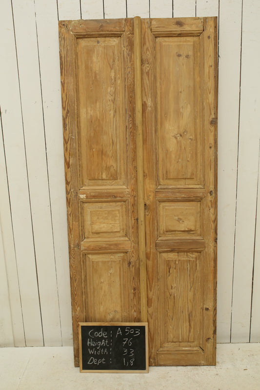 VINTAGE DBL FRENCH DOOR A503