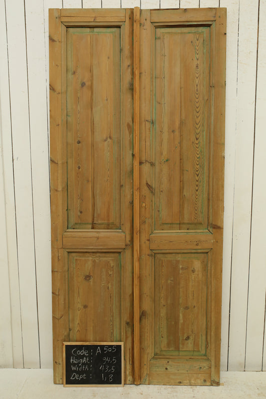 VINTAGE DBL FRENCH DOOR A505