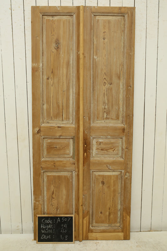 VINTAGE DBL FRENCH DOOR A507