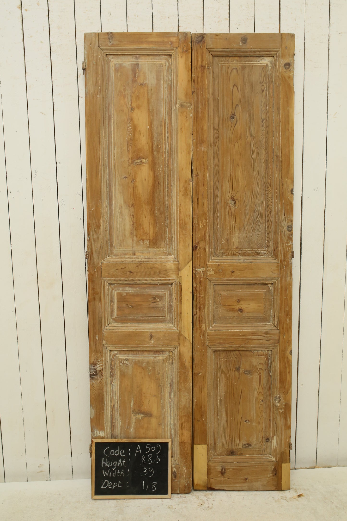 VINTAGE DBL FRENCH DOOR A509