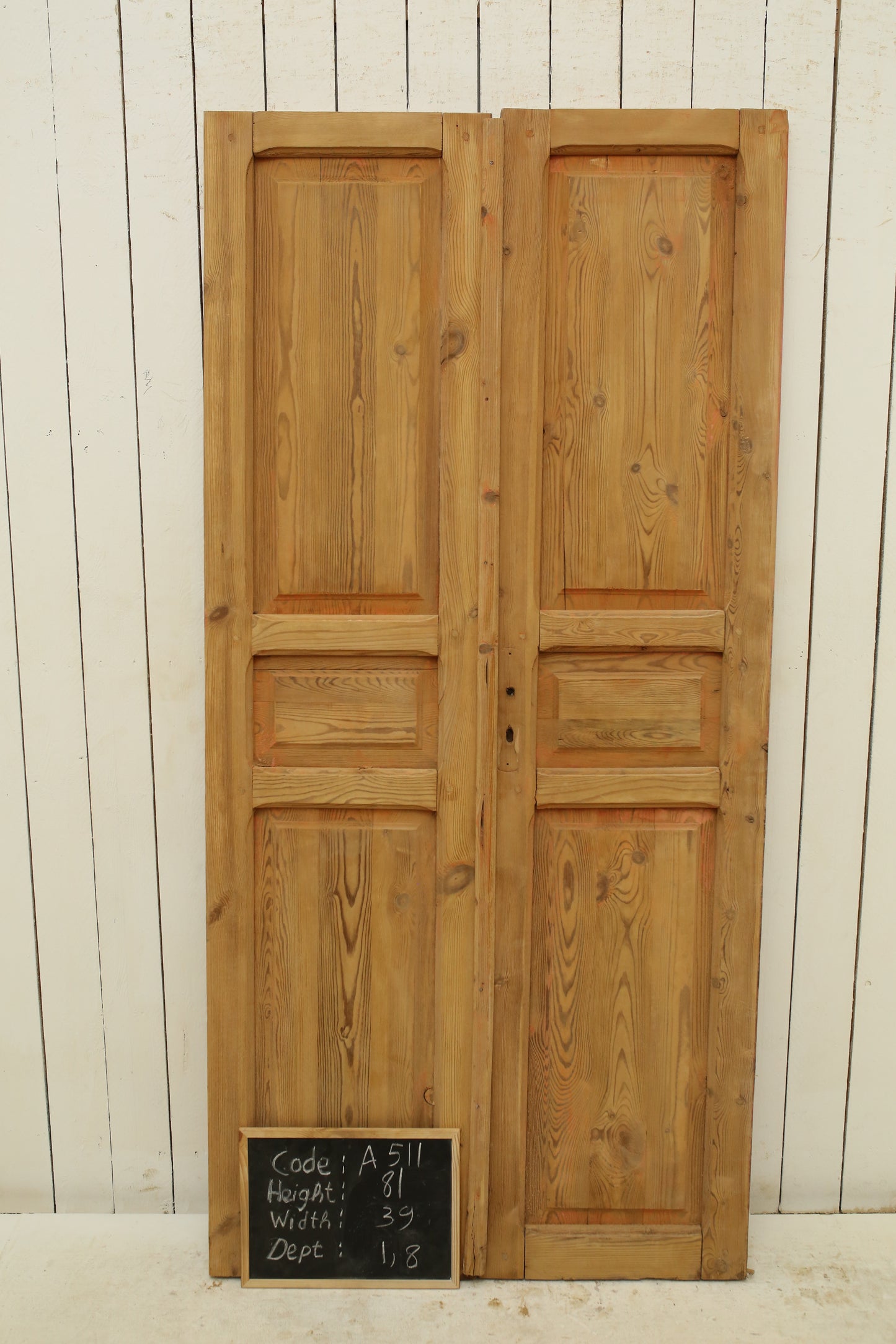 VINTAGE DBL FRENCH DOOR A511