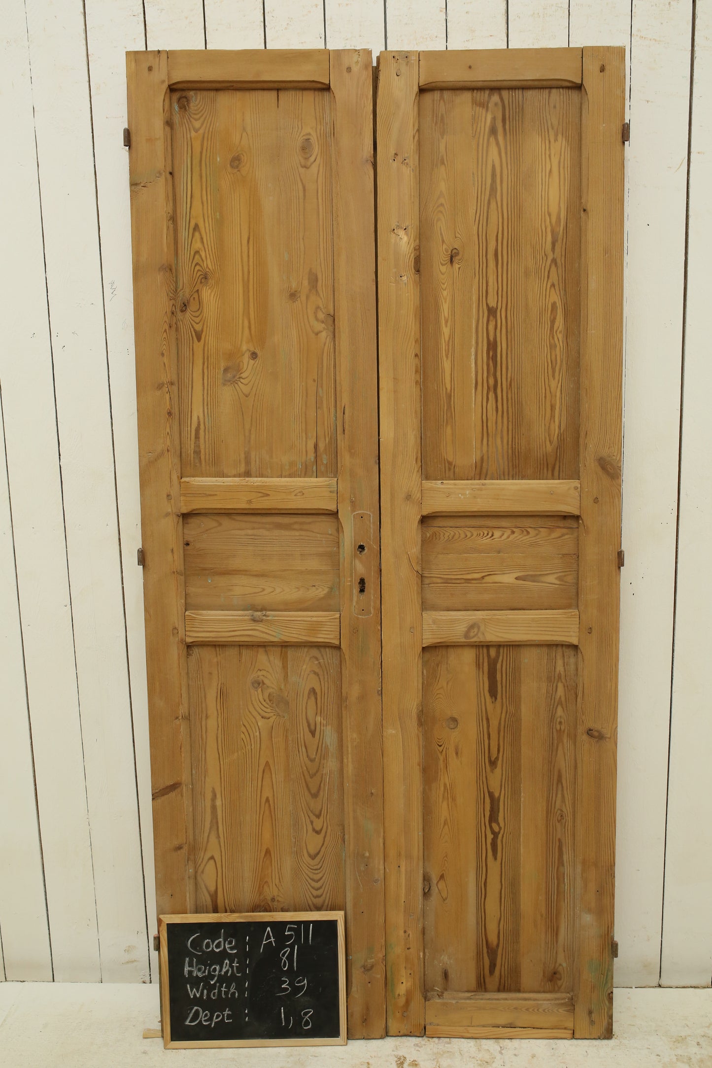 VINTAGE DBL FRENCH DOOR A511