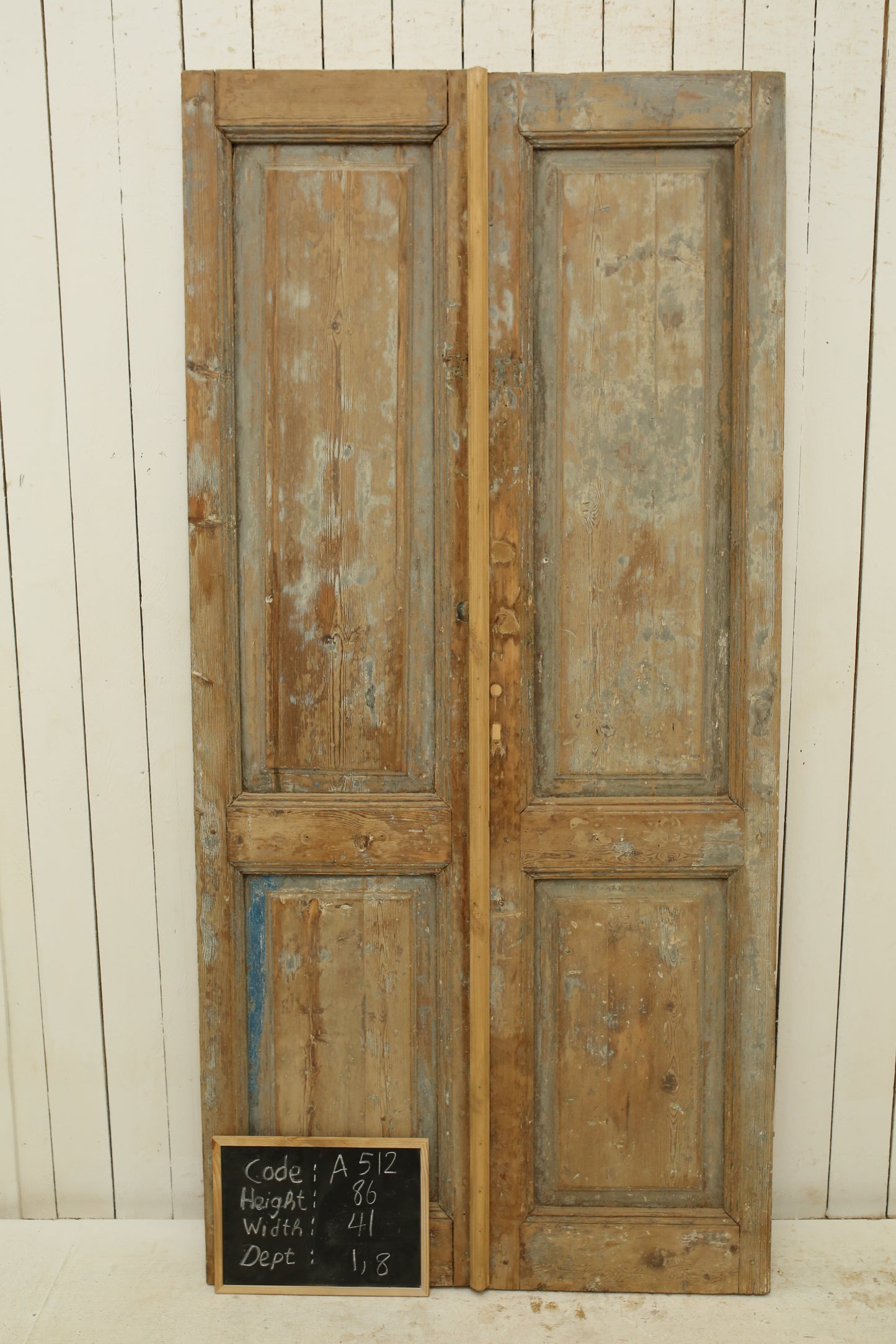 VINTAGE DBL FRENCH DOOR A512