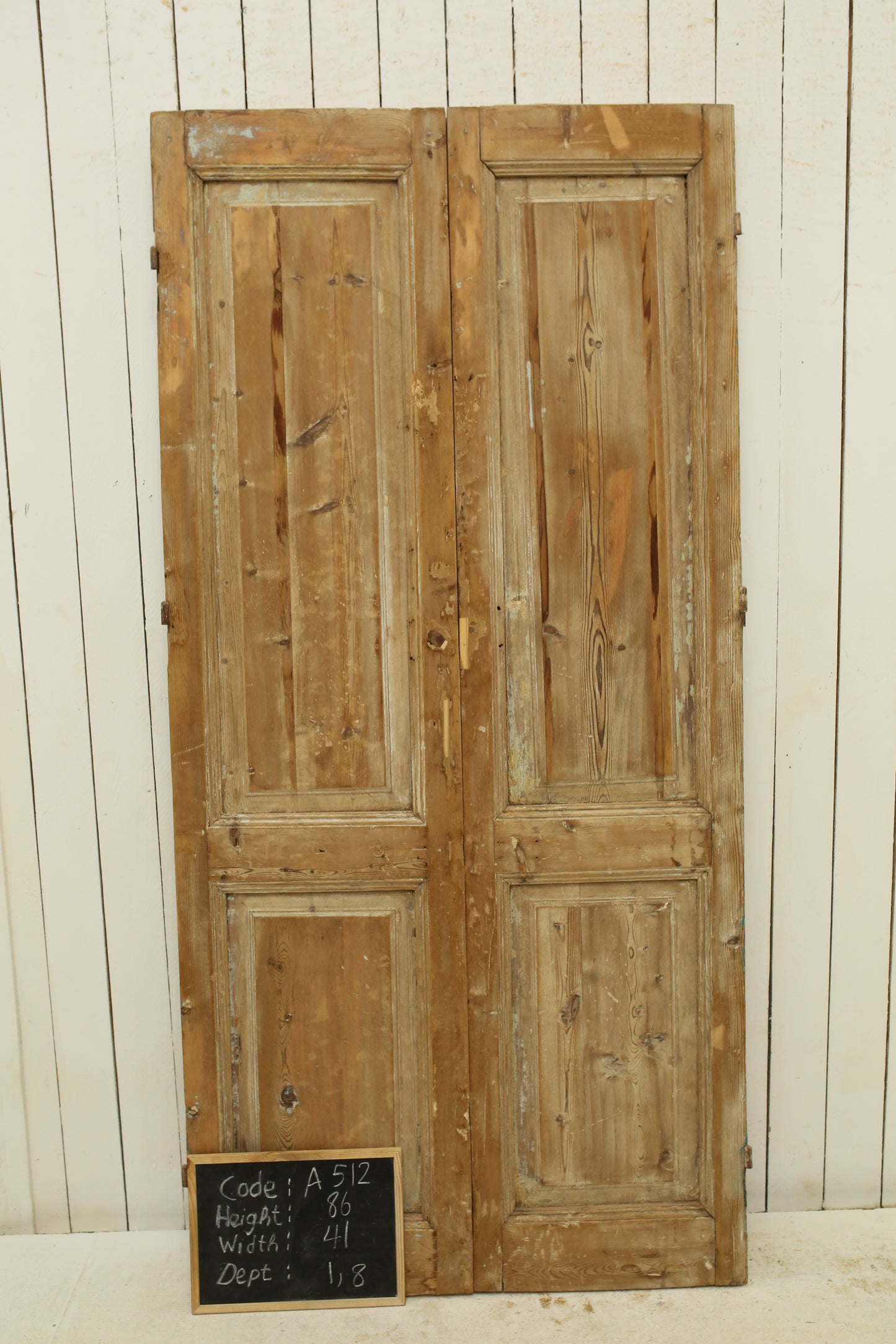 VINTAGE DBL FRENCH DOOR A512