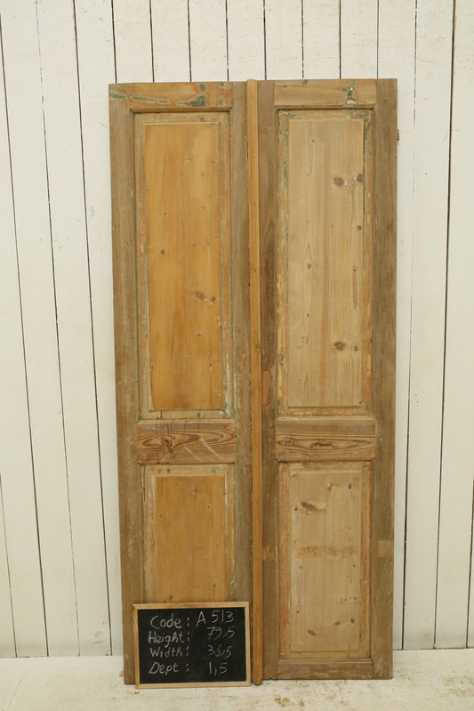 VINTAGE DBL FRENCH DOOR A513