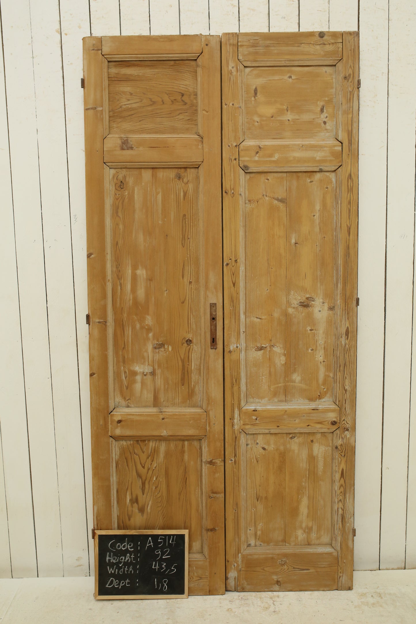 VINTAGE DBL FRENCH DOOR A514