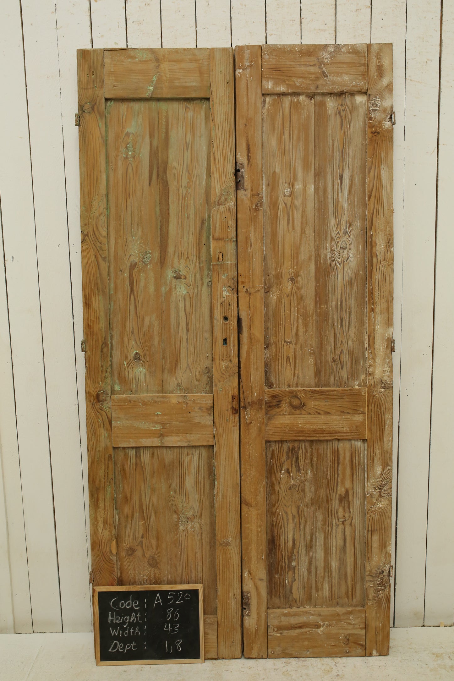 VINTAGE DBL FRENCH DOOR A520