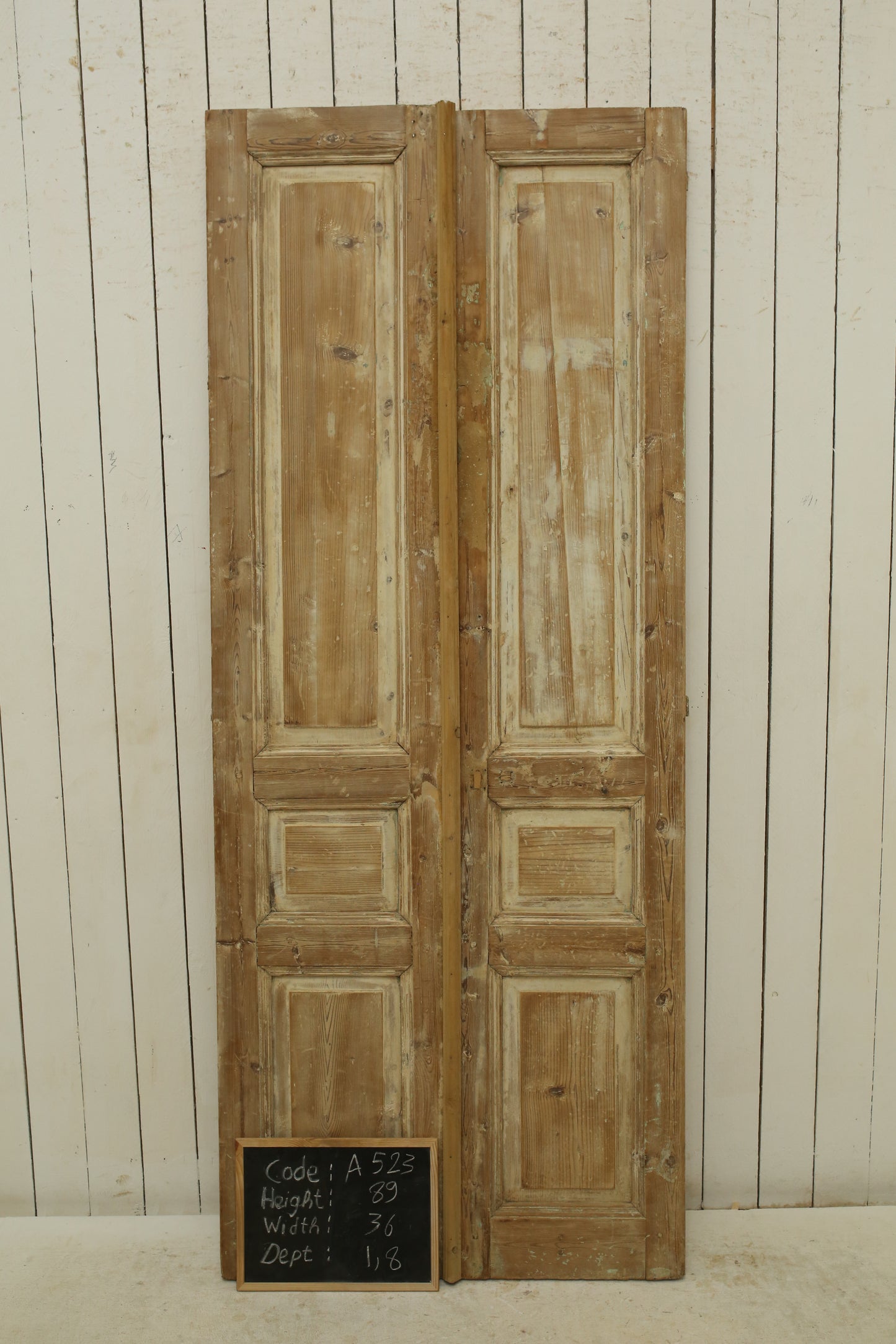 VINTAGE DBL FRENCH DOOR A523