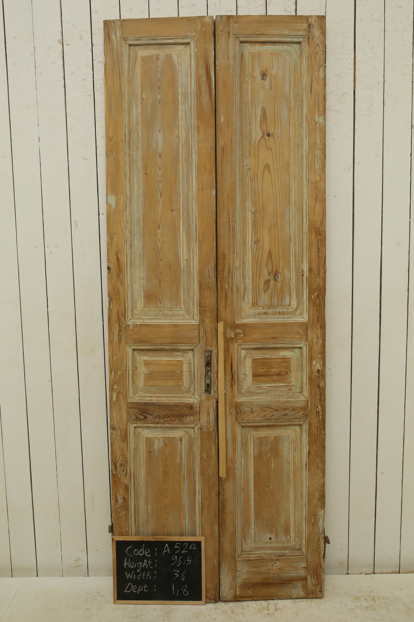 VINTAGE DBL FRENCH DOOR A524