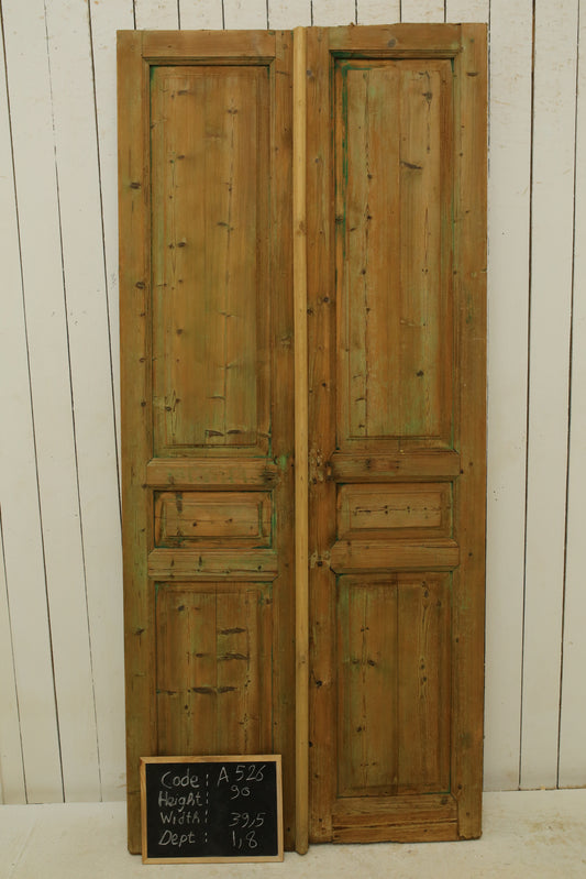 VINTAGE DBL FRENCH DOOR A526