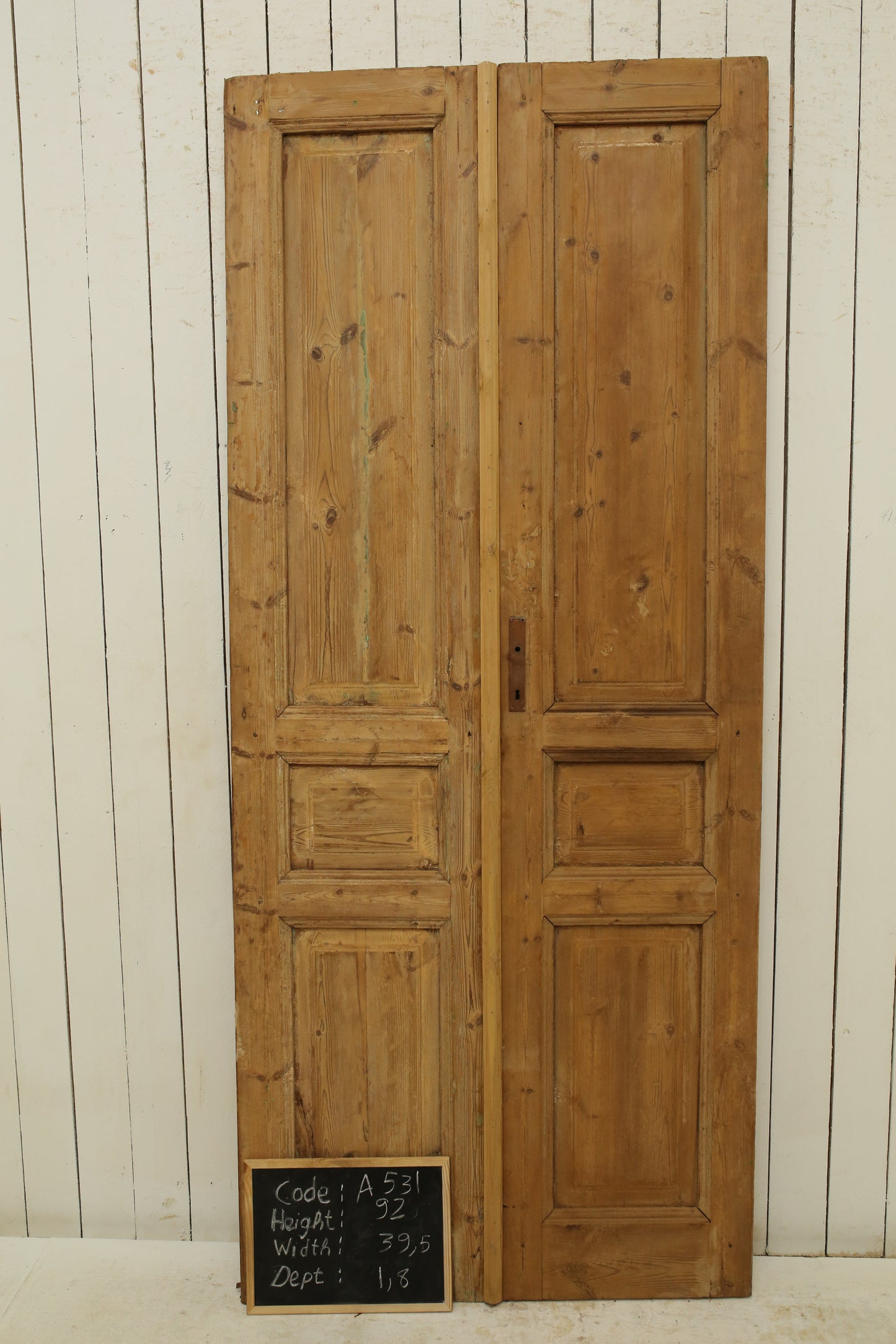 VINTAGE DBL FRENCH DOOR A531