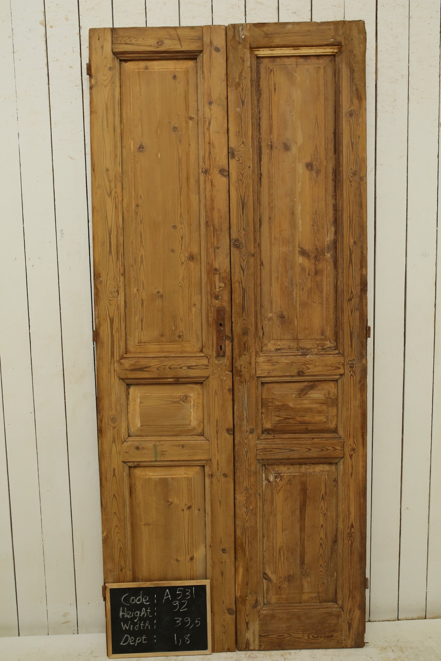 VINTAGE DBL FRENCH DOOR A531