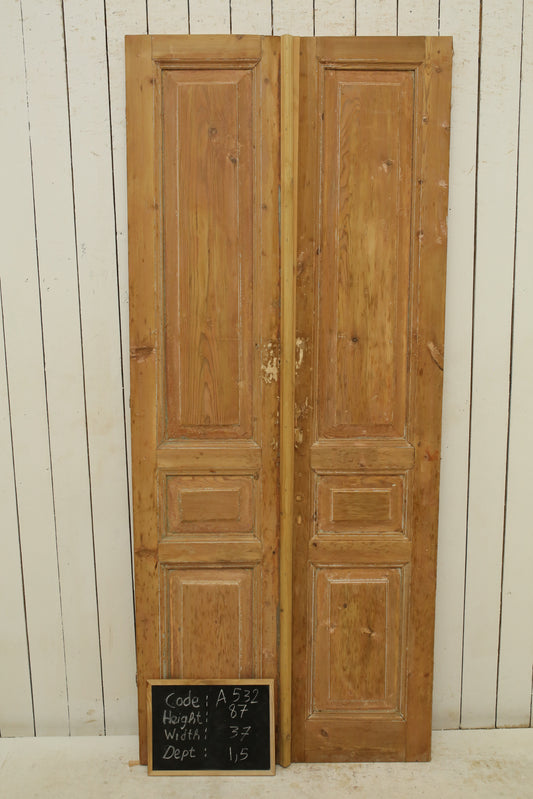 VINTAGE DBL FRENCH DOOR A532