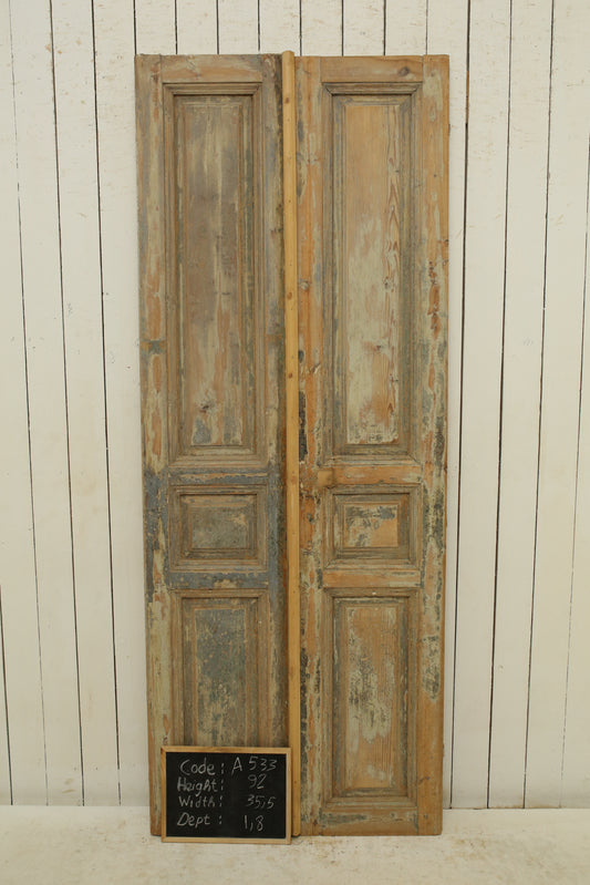 VINTAGE DBL FRENCH DOOR A533