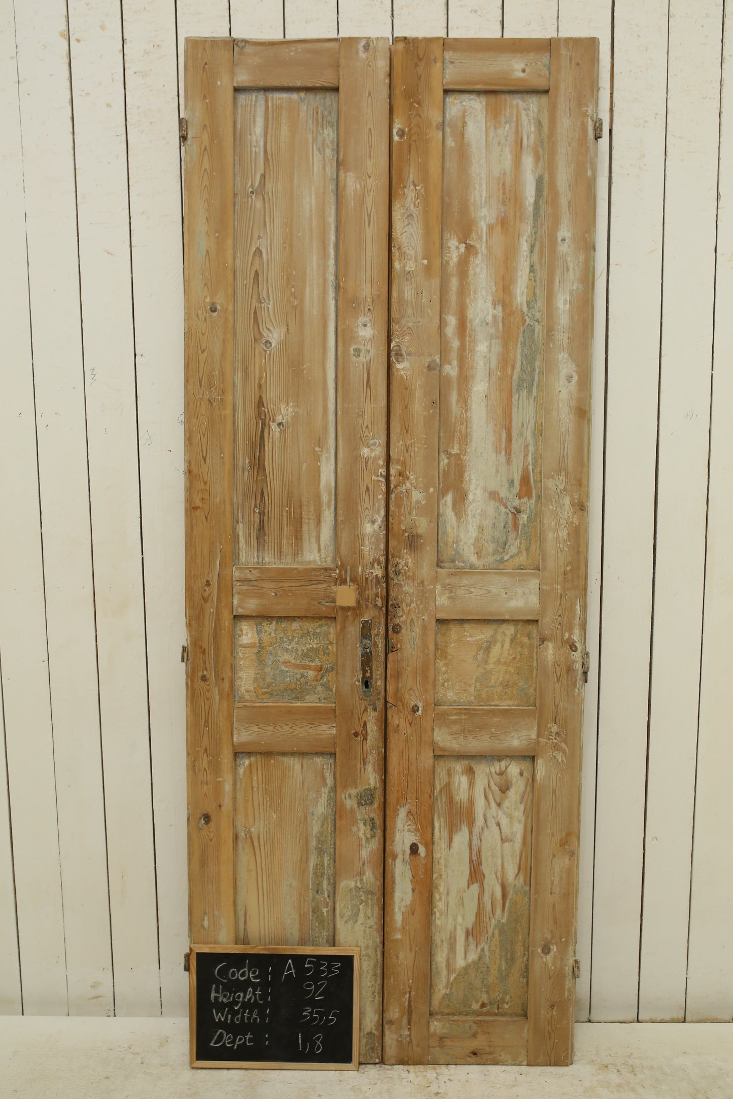 VINTAGE DBL FRENCH DOOR A533