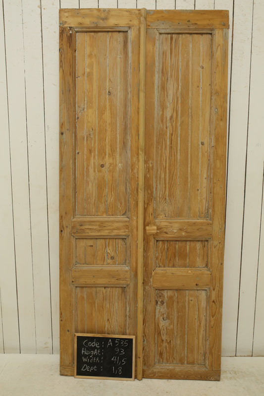 VINTAGE DBL FRENCH DOOR A535