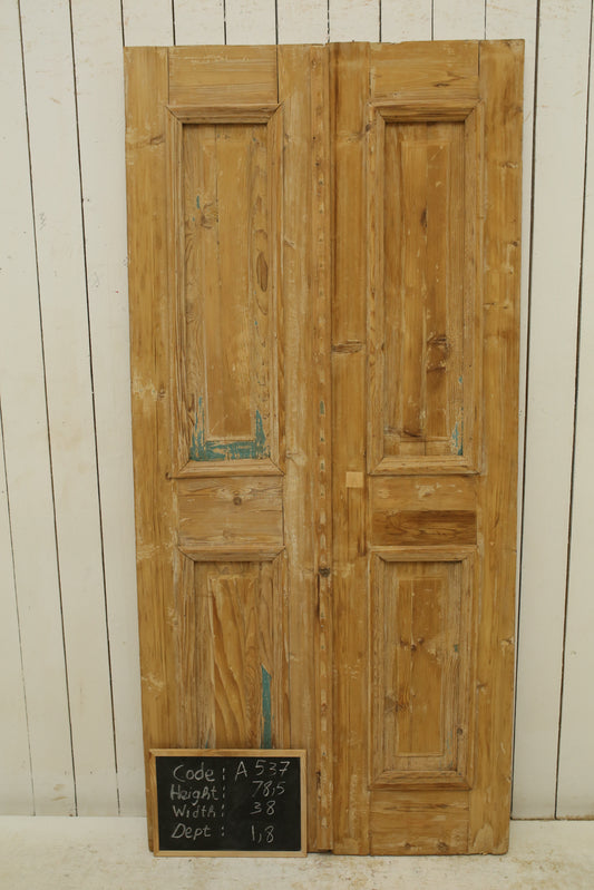 VINTAGE DBL FRENCH DOOR A537