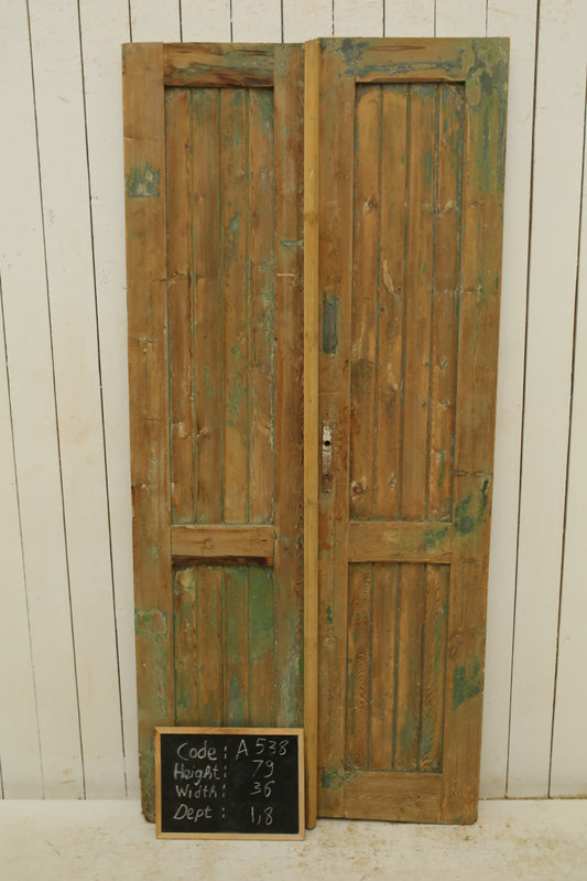 VINTAGE DBL FRENCH DOOR A538