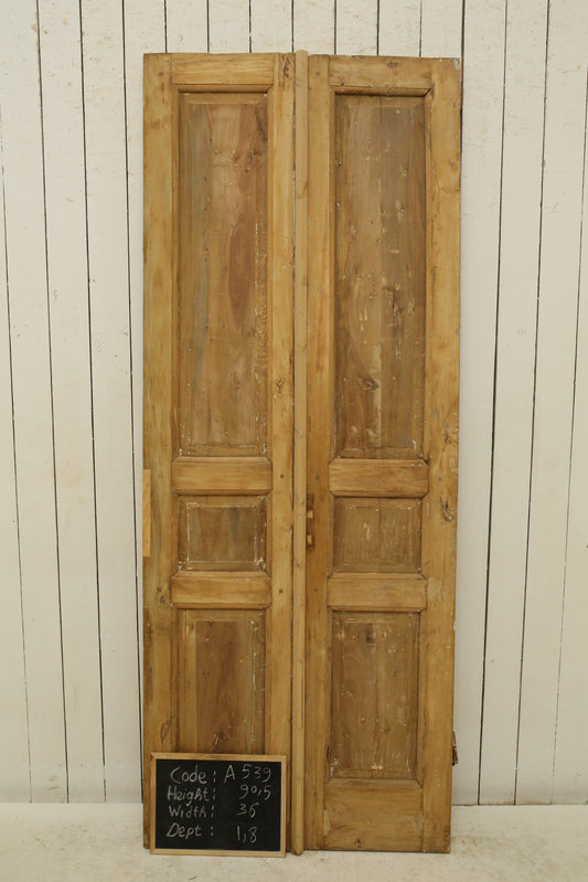 VINTAGE DBL FRENCH DOOR A539