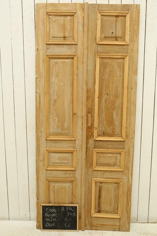 VINTAGE DBL FRENCH DOOR A542