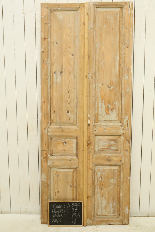 VINTAGE DBL FRENCH DOOR A544