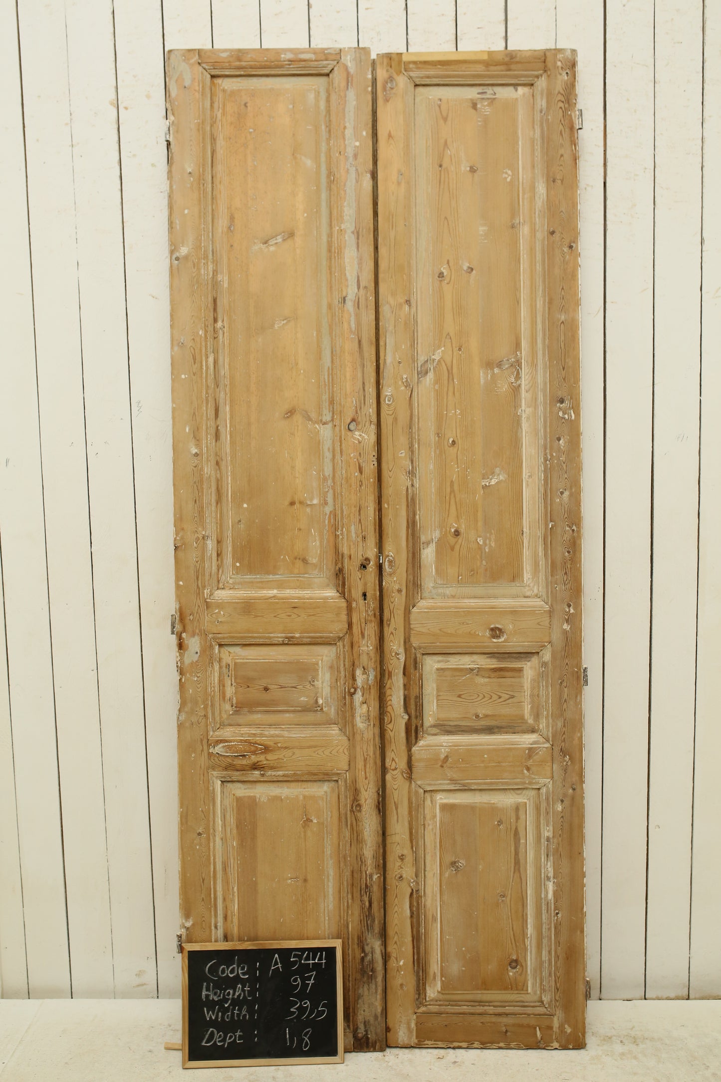 VINTAGE DBL FRENCH DOOR A544