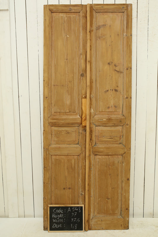 VINTAGE DBL FRENCH DOOR A548