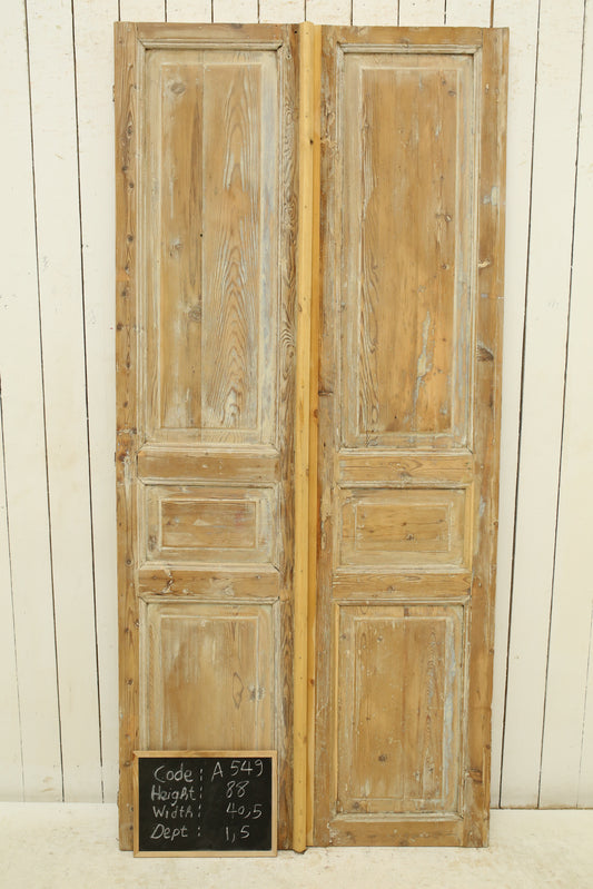 VINTAGE DBL FRENCH DOOR A549