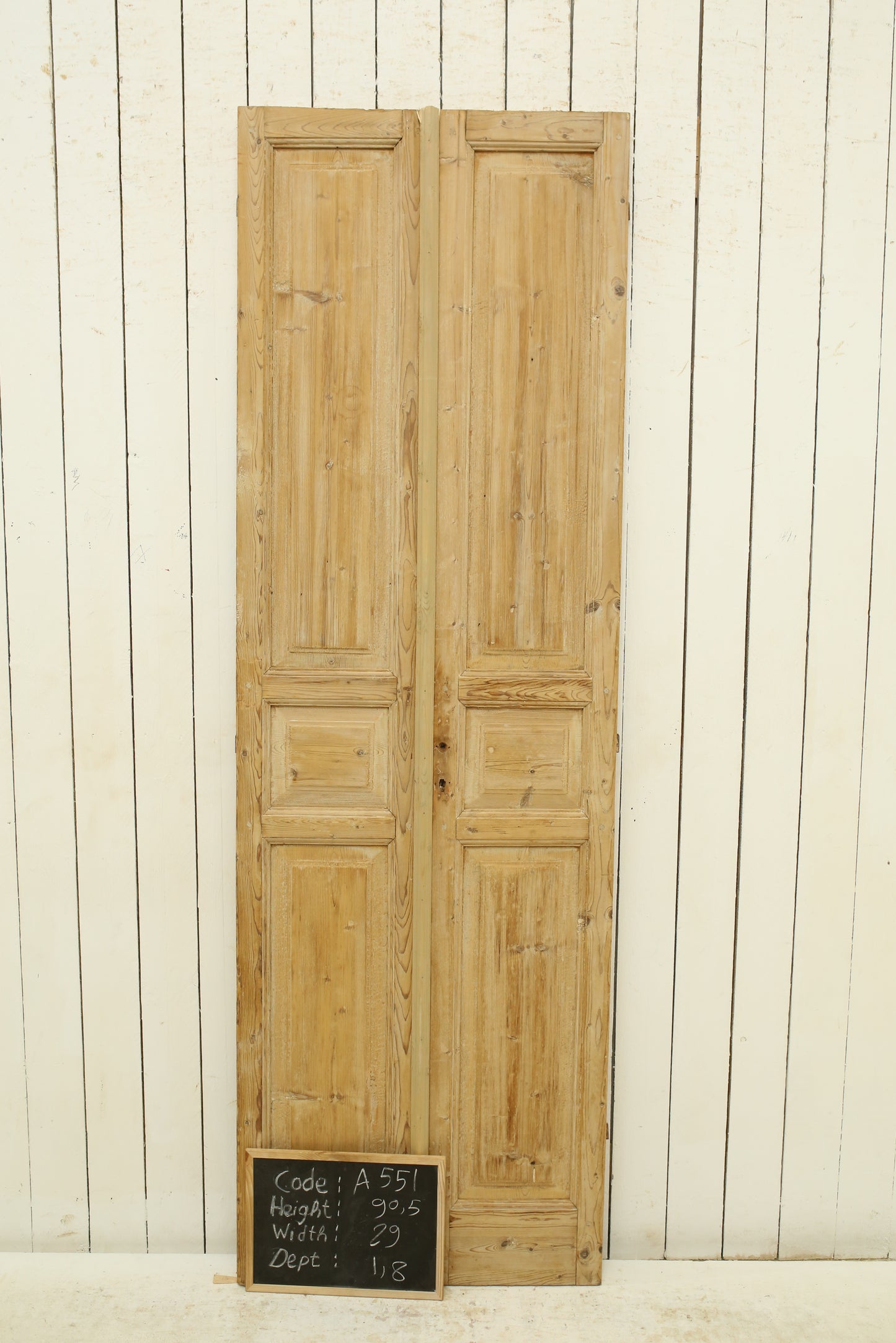 VINTAGE DBL FRENCH DOOR A551