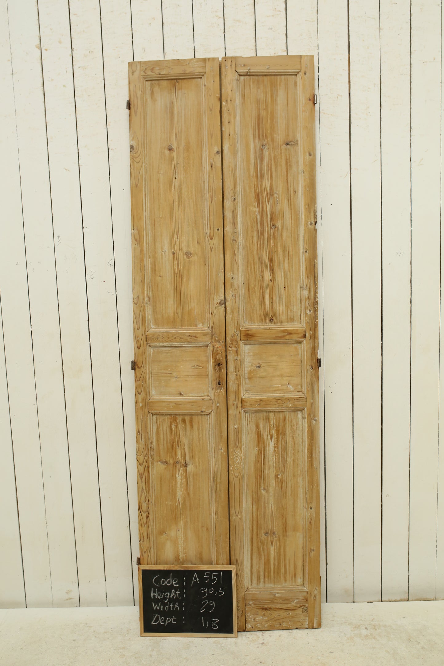 VINTAGE DBL FRENCH DOOR A551