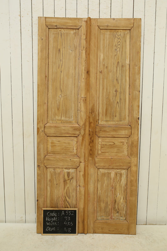 VINTAGE DBL FRENCH DOOR A552