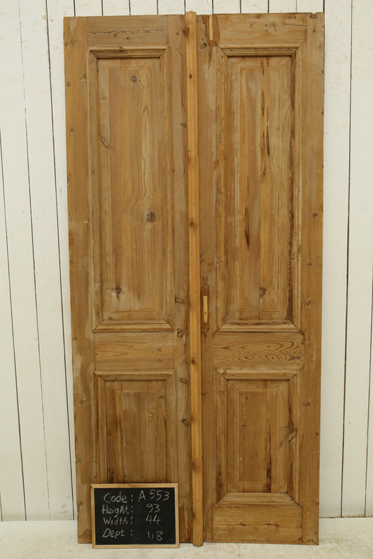 VINTAGE DBL FRENCH DOOR A553