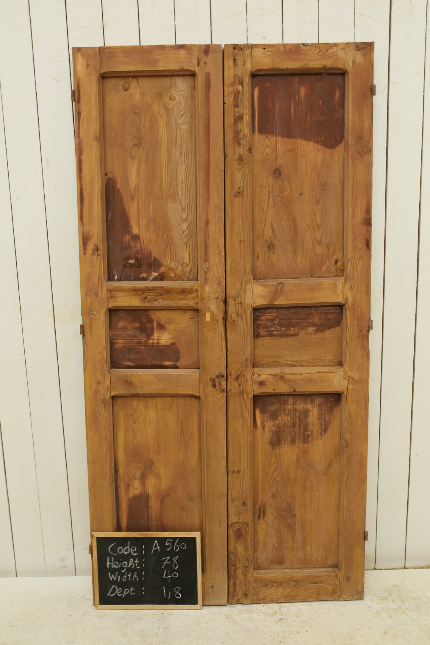 VINTAGE DBL FRENCH DOOR A560