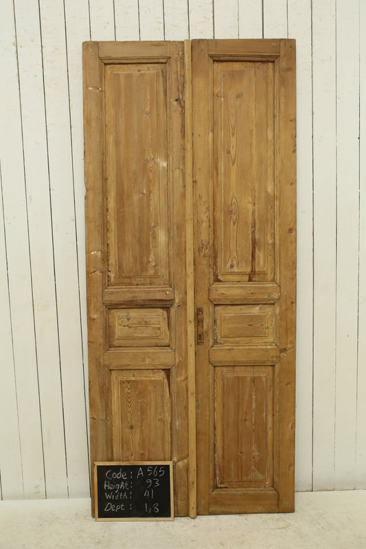 VINTAGE DBL FRENCH DOOR A565