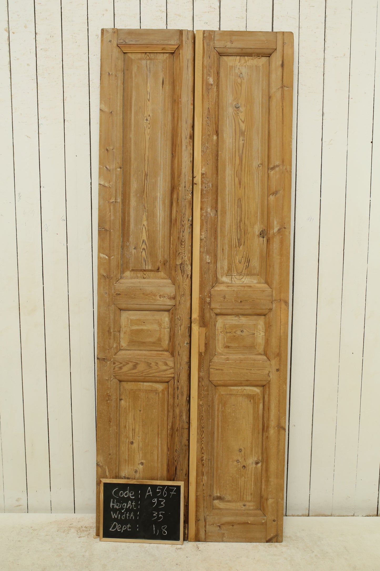 VINTAGE DBL FRENCH DOOR A567