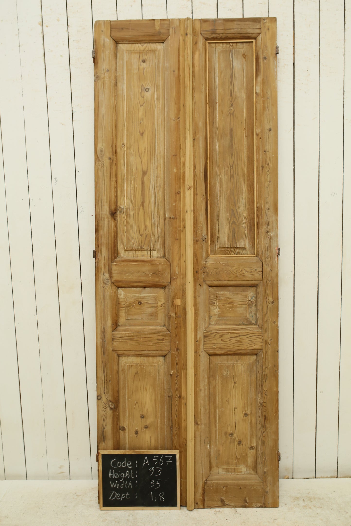 VINTAGE DBL FRENCH DOOR A567