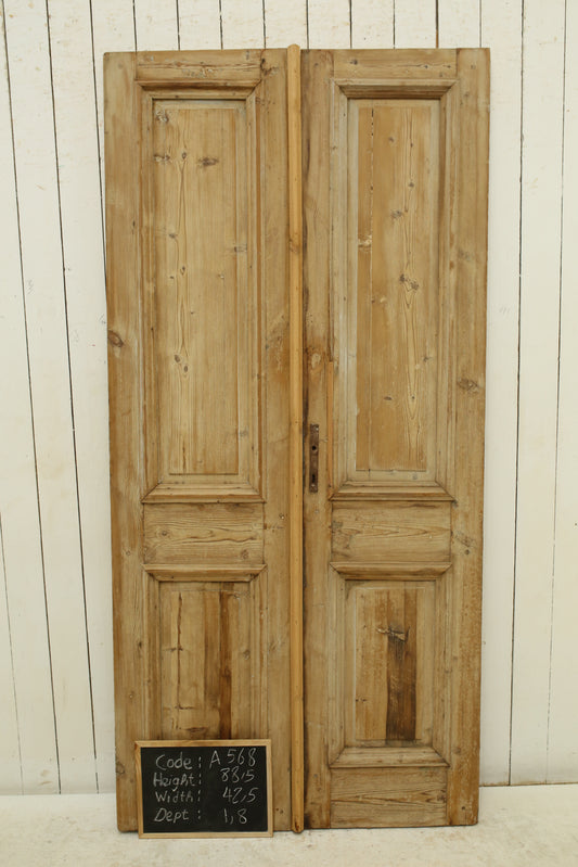 VINTAGE DBL FRENCH DOOR A568