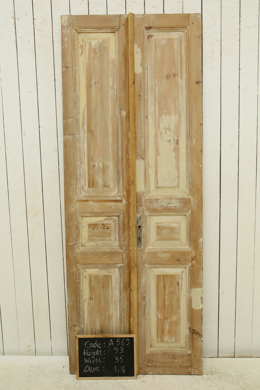 VINTAGE DBL FRENCH DOOR A569